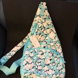 Vera Bradley Teal and White Floral Backpack